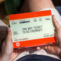 Personalised Train Ticket Retirement Gift, thumbnail 1 of 4