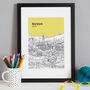 Personalised Norwich Print, thumbnail 5 of 10