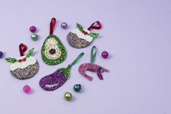 Glitter Christmas Decorations, 6 of 6