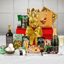 Christmas Surprise Food Gift Box With Champagne And Red Wine, thumbnail 1 of 4