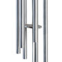 Engraved 30 Inch Aluminium Wind Chime Silver Finish, thumbnail 3 of 9