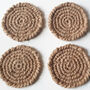 Four Pack Jute Coasters | Sustainable And Biodegradable, thumbnail 2 of 5