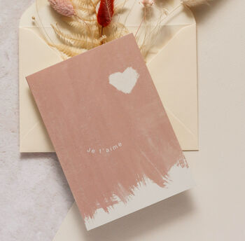 'Je T'aime' Greeting Card Valentines Day | Valentine, 2 of 2
