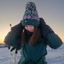 Woodland Nordic Knit Reflective Super Bobble Hat, thumbnail 5 of 5