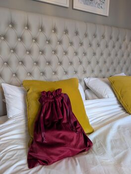 Personalised Velvet Gift Bag Laundry Bag, 7 of 8