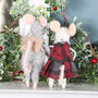 Christmas Mouse Couple Decoration, Set Of Two, thumbnail 6 of 6