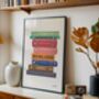 Bristol Book Stack Art Print, thumbnail 4 of 6