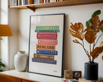 Bristol Book Stack Art Print, 4 of 6
