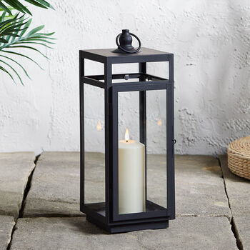 Pair Of Classic Black Candle Lanterns, 2 of 3
