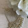 Kundan Gold Plated Pearl Passa/Jhumar, thumbnail 2 of 5