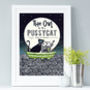 Personalised Owl And Pussycat Wedding Print, thumbnail 2 of 10
