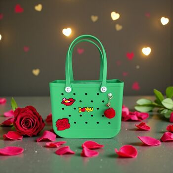 Valentine’s Day Gift Bundle, ‘Love’ Charms, Fluffy Heart Keyring, 8 of 12