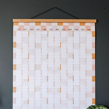 Academic Year Wall Planner 2026–2027 Checkerboard Design, 3 of 6