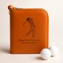 Personalised Golfer’s Accessory Gift Set – Tan Leather, thumbnail 5 of 12