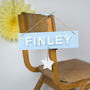 Personalised Name Sign Door Plaque With Star, thumbnail 1 of 5
