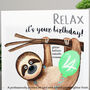 Personalised Sloth 'Relax' Birthday Card, thumbnail 2 of 7