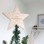 First Christmas As A Family Star Tree Topper, thumbnail 1 of 4