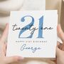 Twenty One 21st Birthday Card For Friend, thumbnail 1 of 7