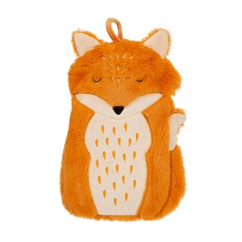 Fox And Owl Hot Water Bottle And Cover, 4 of 4
