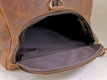 Leather Gym And Travel Holdall, 4 of 11