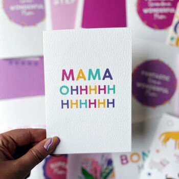 Mum Birthday Card 'Mama Ohhhhhhh', 2 of 2