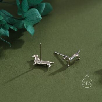 Sausage Dog Stud Earrings, 6 of 12