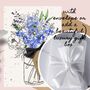 The Best People Are Born In July Larkspur July Birth Flower Birthday Card, thumbnail 5 of 12