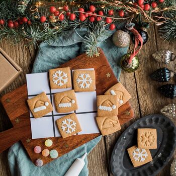 Diy Christmas Noughts And Crosses Biscuit Game, 3 of 6