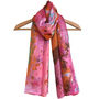 Large 'Tropical Paradise' Pure Silk Scarf, thumbnail 1 of 3