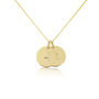 Westbourne 9ct Yellow Gold Disc Duo Necklace, thumbnail 3 of 4
