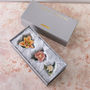 Delicate Porcelain Flower Magnets Set Of Three, thumbnail 2 of 6