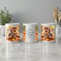 Personalised Autumn Horse Playing In Leaves Gift Mug C, thumbnail 2 of 2