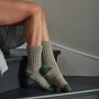Recycled Silk And Lambswool Blend Cosy Ribbed Socks, thumbnail 4 of 12