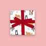 Cat Christmas Wrapping Paper Set, thumbnail 2 of 2