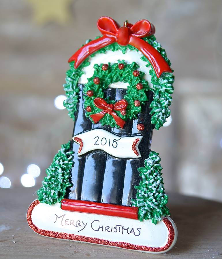 Personalised New Home Christmas Decoration With Giftbag By The