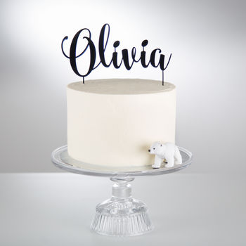 Personalised Acrylic Cake Topper, 2 of 6