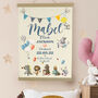 Personalised Cotton Christening Print, thumbnail 1 of 9