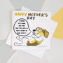 Mother's Day Dog Belly Rubs Card, thumbnail 2 of 4