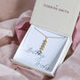 Gold Plated Leaf Chain Necklace With Birthstone Detail, thumbnail 9 of 12