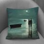 Nocturne's Reflection Hand Made Poly Linen Cushions, thumbnail 8 of 9