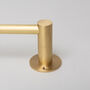 Solid Brass Kitchen Hook Rail | Satin Brass, thumbnail 3 of 4