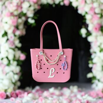Bag Bling: Pearl Handle Chains, Bows, Beaded Hearts, 4 of 12