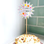 Personalised Birthday Cake Topper, thumbnail 1 of 4