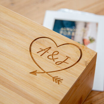 Personalised Couples Memory Box, 3 of 9