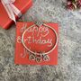40th Birthday Charm Personalised Silver Gift For Her, thumbnail 5 of 8