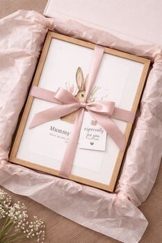 Personalised Hare Rabbit Coaster New Home Gift, 2 of 2