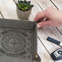 Marine Compass Snap Up Pu Leather Desk Tidy Tray, thumbnail 6 of 6
