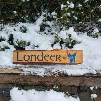 Personalised Woodland Wood Signs, 3 of 6