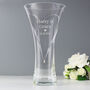 Personalised Mr And Mrs Large Heart Vase Gift, thumbnail 2 of 2