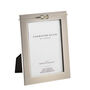 Personalised Love Knot Silver Plated Frame – 5x7, thumbnail 1 of 6